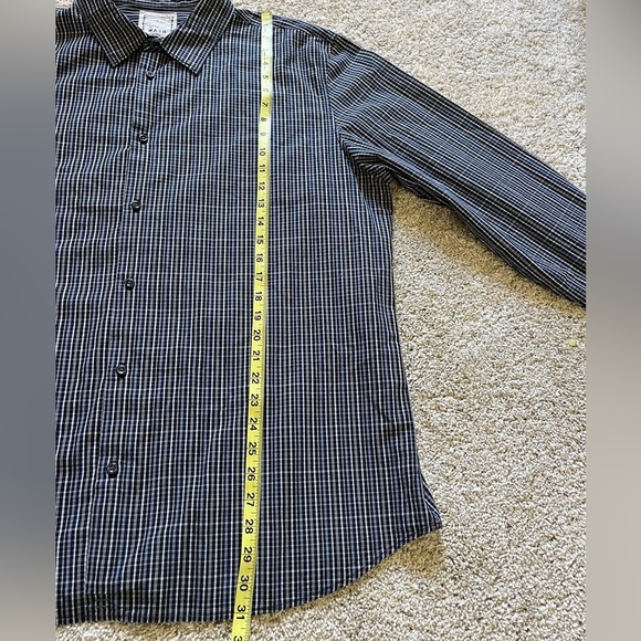 Calvin Klein Garment Wash Men’s Plaid Long Sleeve Button Down Blue Size XXL - Picture 6 of 10